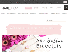 Tablet Screenshot of haulshop.com